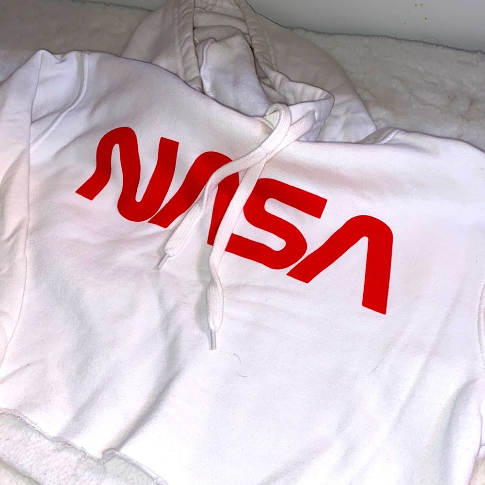Long sleeve NASA crop top